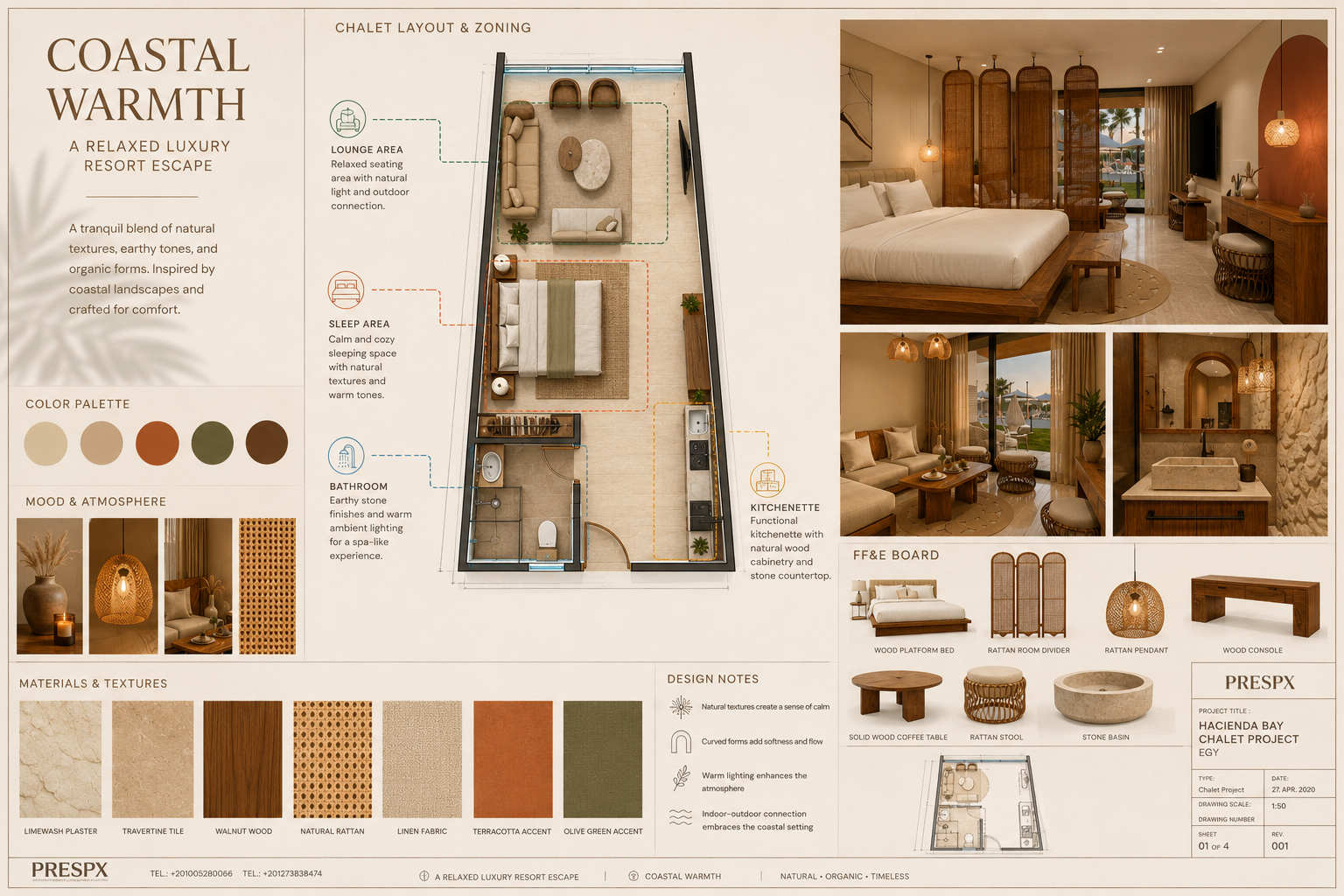 Hacienda Bay Cabin — Moodboard