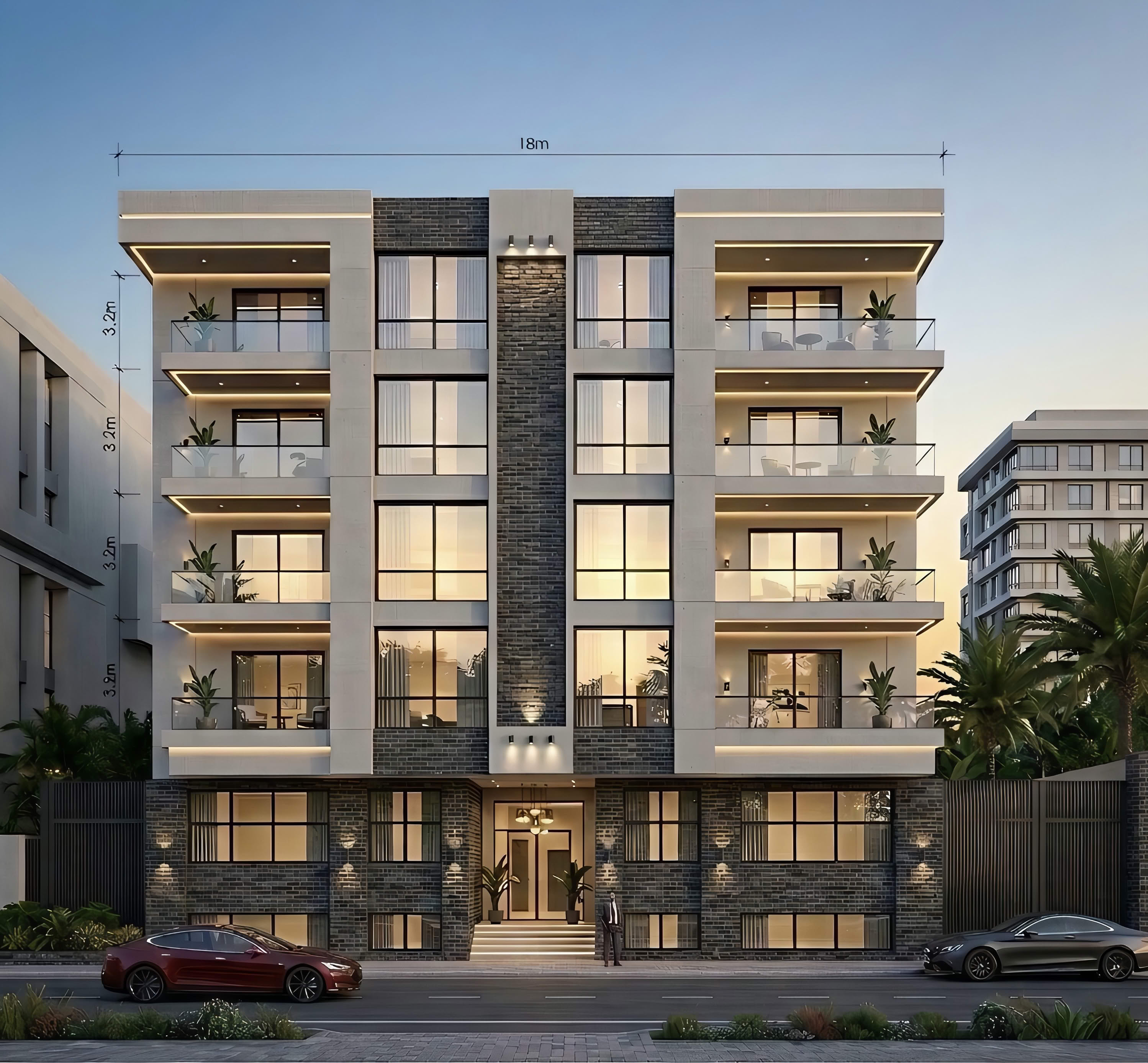 Al Hadaba Al Wosta Building