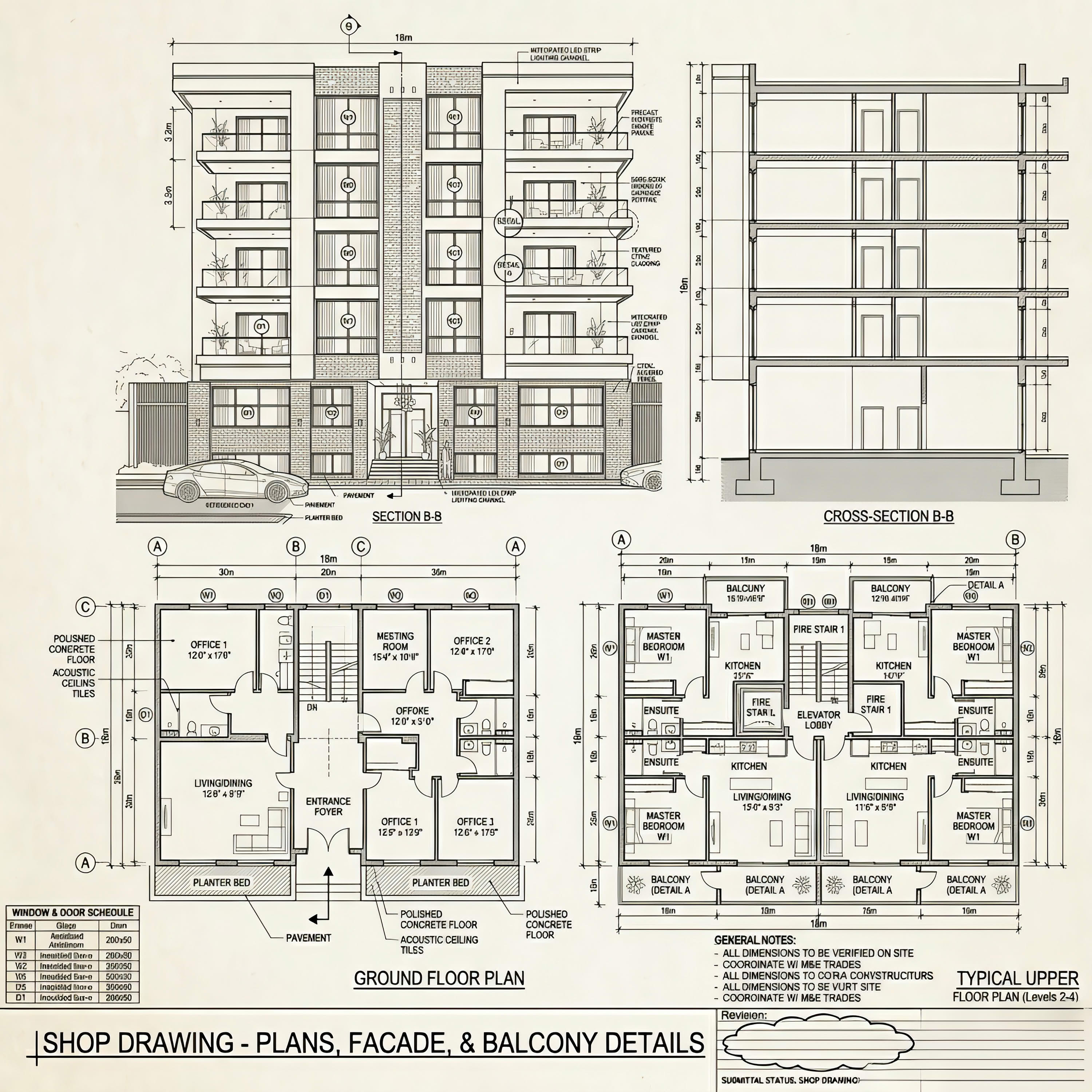 Al Hadaba Al Wosta Building — Plan